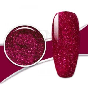 gel glitter colorato per unghie GL02 Fuchsia / Kharma nail