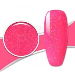 gel glitter colorato per unghie GL07 Neon Pink / Kharma nail