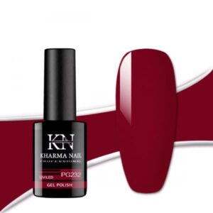 smalto semipermanente per unghie pastello rosso PG232 / Kharma nail